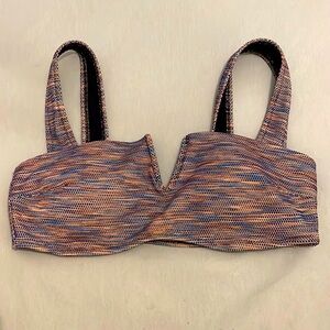 Aerie V-neck bandeau swim top